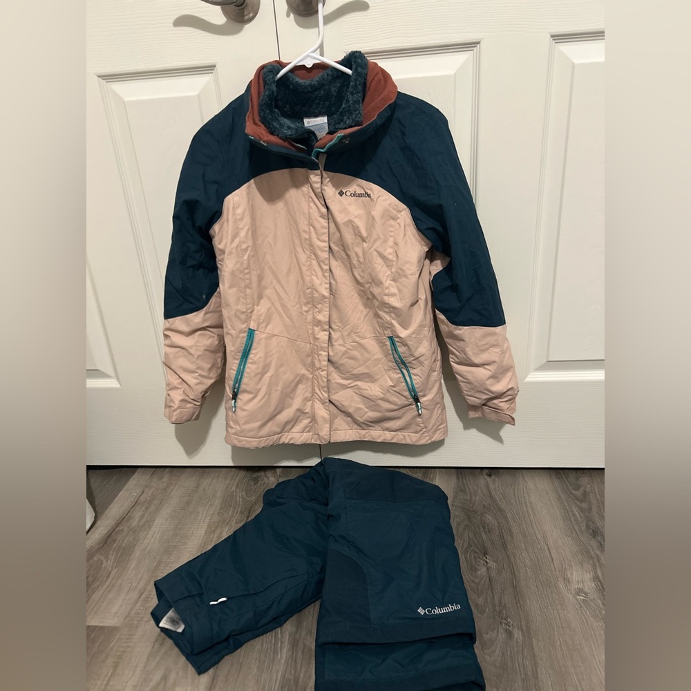 Columbia Double Layer Jacket and matching snow pants